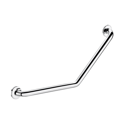 Winkelgriff 135°, Edelstahl glänzend, 400 x 400 mm Ø 25