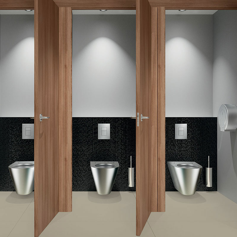WC-Papierhalter für Großrolle 400 m für Wandmontage (Art. 2912) - KUHFUSS  DELABIE