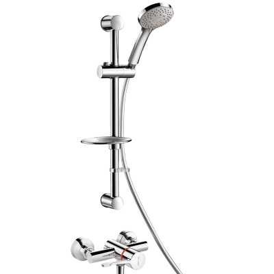 Duschsystem mit Thermostatarmatur