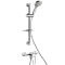 Duschsystem mit Einhebelmischer mit Druckausgleichsfunktion