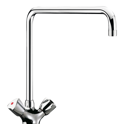 Zweigriffmischer für Einloch-Standmontage - 45 l/min