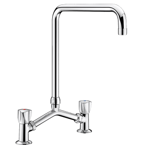 Zweigriffmischer für Zweiloch-Standmontage - 45 l/min