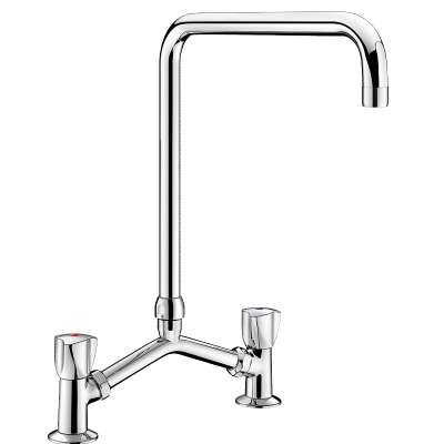 Zweigriffmischer für Zweiloch-Standmontage - 60 l/min