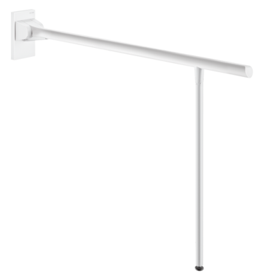 Stützklappgriff mit Fuß Be-Line® weiß, L. 850 mm