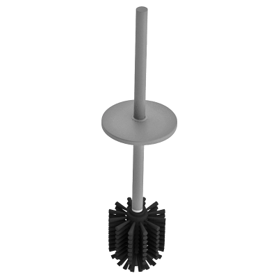 WC-Bürste mit Griff und Deckel