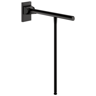 Stützklappgriff mit Fuß Be-Line® matt schwarz, L. 650 mm