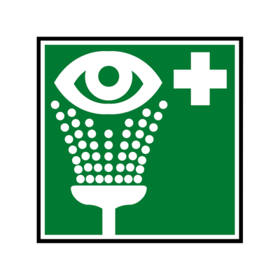 Hinweisschild Sicherheits-Augendusche