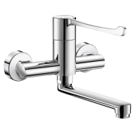 2437S-Sequentieller Waschtisch-Einhebelmischer für Wandmontage