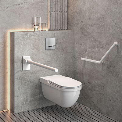 Die Beliebtheit des „Design für alle“ lässt die Grenze zwischen dem barrierefreien Sanitärraum und dem Badezimmer für Jedermann verschwinden.