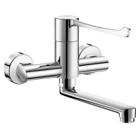 2437S-Sequentieller Waschtisch-Einhebelmischer für Wandmontage