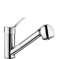 2211EP-Mischbatterie mit Druckausgleichsfunktion und Auszugbrause