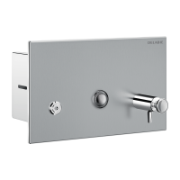 510711S-Flüssigseifenspender Unterputz, 1 Liter