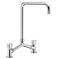 G65603-Zweigriffmischer für Zweiloch-Standmontage - 60 l/min