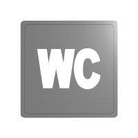 510154S-Symbol aus Edelstahl