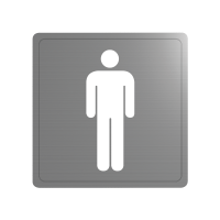 510152S-Symbol aus Edelstahl