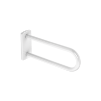 5161N-Stützgriff fix Nylon weiß antibakteriell NylonClean,  L. 650 mm