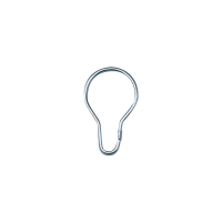 390-Haken für Duschvorhang