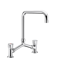 G65602-Zweigriffmischer für Zweiloch-Standmontage - 60 l/min