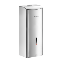 512066P-Elektronischer Flüssigseifenspender für Wandmontage, 1 Liter