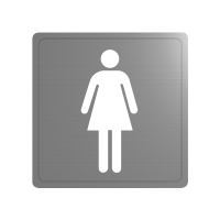 510151S-Symbol aus Edelstahl