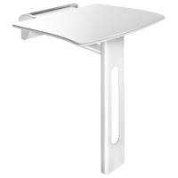 511930W-Be-Line® Duschklappsitz mit Fuß