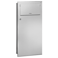 510713S-Abfallbehälter Unterputz mit Klappe