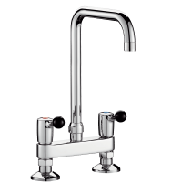 5641T3-Zweigriffmischer für Zweiloch-Standmontage - 60 l/min