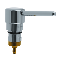 729308-Funktionsteil mit Druckknopf und gradem Auslauf