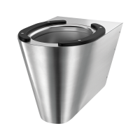 110310PAD-WC S21 S wandhängend mit schwarzen Sitzbacken