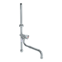 433402-Steigrohr kurz für Geschirrspül-Brausegarnitur