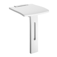510405-Duschklappsitz mit Fuß