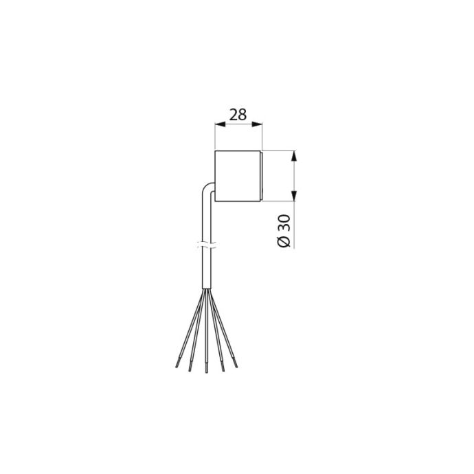 Sensor für TEMPOMATIC WC automatisch mit Kabel 4 m (Art. 463399 ...